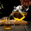 Special offer from the manufacturer of creative gift heat-resistant transparent glass teapots and Gongfu tea sets, all handmade Application Scenario